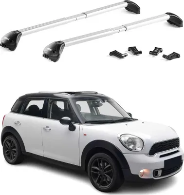 Produktbild von Dachträger Relingträger für Mini Countryman R60 F60 2010-2025 Alu Silber 2x ABE