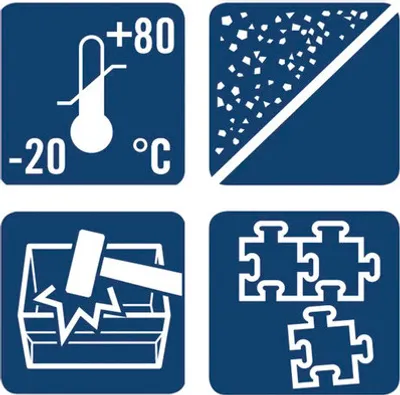 Produktbild von Kleinteilmagazin Industrial 60 x 7,7 x 5,1 cm anthrazit