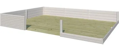 Produktbild von 15mm Fußbodenpaket für Gartenhaus Modell QB-Line 4,41 m²
