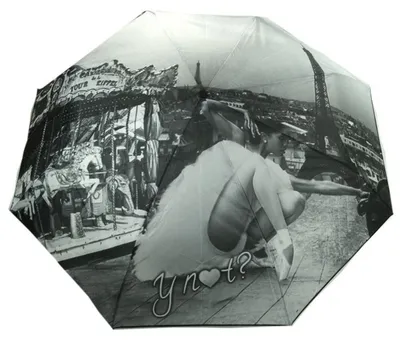 Zdjęcie produktu dla Y Not Taschenschirm Ballerina City Paris, parasol, szary, model 55577