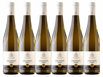 Produktbild von Grauburgunder feinherb - fruchtiger Weißwein - feinherber Wein   6x0,75l