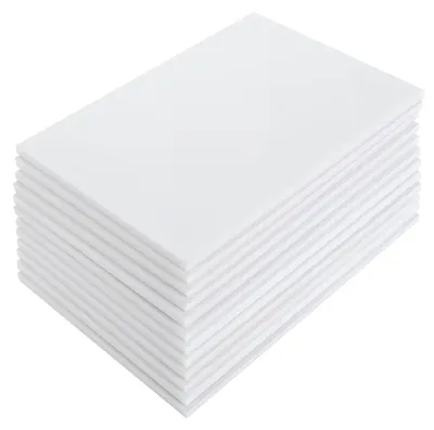 Obrázok produktu pre TRANKIELO® - Biele dosky z peny A5 - 20 kusov, 14 x 21 cm, hrúbka 5 mm - Odolné a všestranné, vhodné na kreatívne využitie