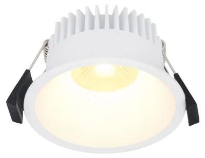 Image de HOFTRONIC - Spot encastrable LED 10W 900lm 2700K IP44 Blanc antireflet dimmable
