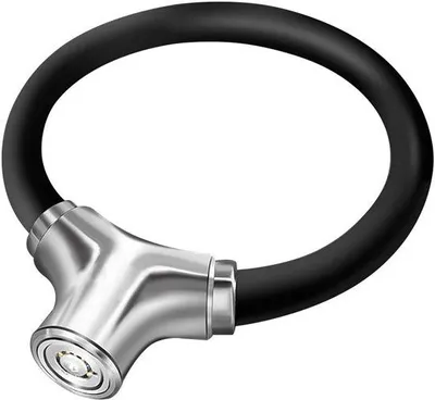 Productafbeelding van Famanu fietsslot, robuust en draagbaar, met sleutel en cijfercombinatie - 30 cm