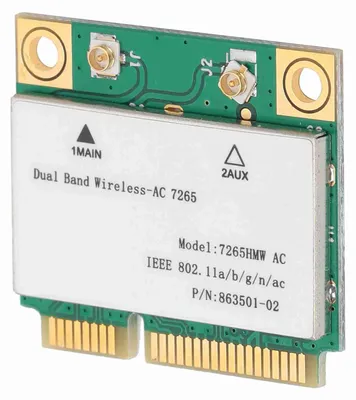 Image de Mini-carte Wi-Fi PCIe, adaptateur sans fil double bande, composant réseau, 802.11ac, 7265HMW AC
