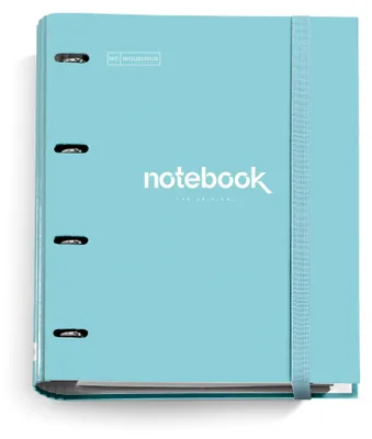 Produktbild von Miquelrius - Ringbuch Notebook, Ordner mit 4 Ringen, mit 100 karierten Blättern,