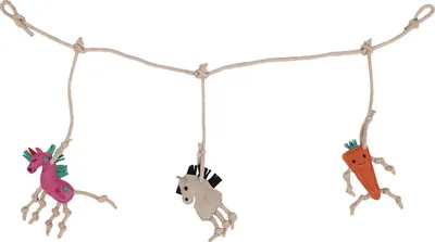 Produktbild von QHP Horse Toy Pferdespielzeug Box-Aufhänger, Farbe:pferd/unicorn/karotte