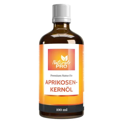 Produktbild von Aprikosenkernöl kaltgepresst | REIN & HOCHDOSIERT für bis zu 20 ml täglich