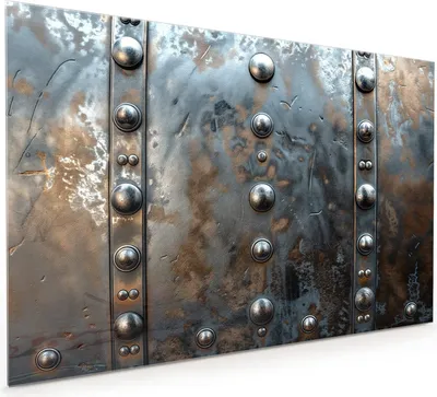 Produktbild von Küchenrückwand Spritzschutz Glas mit Motiv Metallstruktur 40 x 40 cm