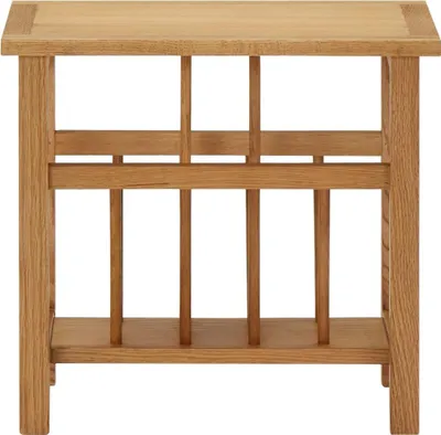 Obrázek produktu pro vidaXL Novinový stůl 45x27x42 cm Dubový masiv