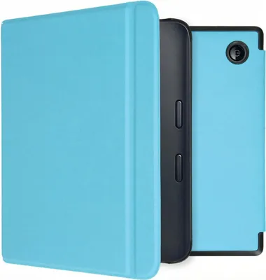 Productafbeelding van imoshion Slim Hard Case Bookcase voor de Kobo Libra 2 / Tolino Vision 6 - Lichtblauw
