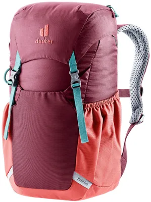 Imagen del producto de Mochila infantil Deuter Junior de 18 litros, color marrón-cereza
