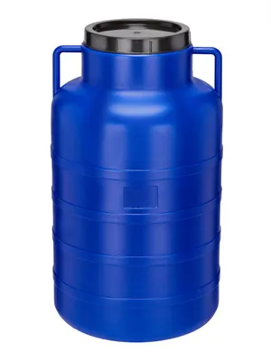 Produktbild von Garronda 60L Twist-Off Plastikfass Lebensmittelfass aus HDPE-Plastik für Haus&Garten GD-0078, Blau