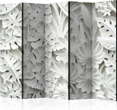 Produktbild von 5-teiliger Doppelseitiger Vlies Paravent - Nature's Art II 225x172 cm f-B-0327-z-c