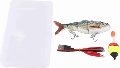 Produktbild von Roboterschwimmköder mehrfach wieder auflösbare elektrische Fischerei mit grünem LED -Licht