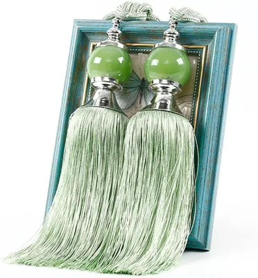 Produktbild von Raffhalter, Gardinenclips, Seil, Gardinenschnalle, Dekorative Gardinenaccessoires (Farbe: 6 Stück)