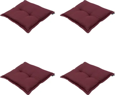 Produktbild von Madison - Sitzkissen Panama bordeaux - Ca. 50x50 cm - 4er-Set