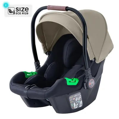 Immagine prodotto di Seggiolino auto Daliya® NEOMOVE i-Size 0–13 kg (40–87 cm), cintura a 5 punti, cuscino lombare, norma UN R129, compatibile con passeggini NEOMOVE, seggiolino auto per neonati, seggiolino per bambini