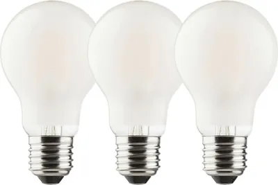 Productafbeelding van MÜLLER LICHT LED lamp, 7W, E27, mat, 3 stuks – voordelige set van 10
