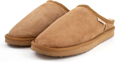 Produktbild von Hausschuhe Lammfell Modell ISLAND Pantoffel camel 41