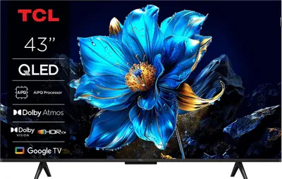 Produktbild von TCL T69C 43T69C Fernseher 109,2 cm (43") 4K Ultra HD Smart-TV WLAN Schwarz 350 cd/m²