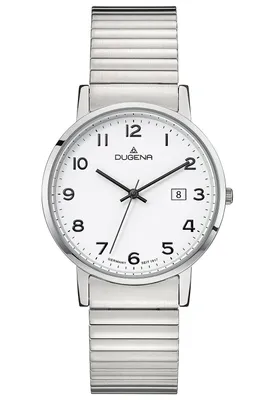 Produktbild von Dugena 4460751 Herren-Armbanduhr, Edelstahl-Gehäuse, Metall-Armband