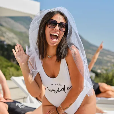 Produktbild von Schleier mit Perlen - Holiday Bride
