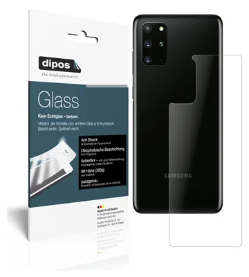Obrázek produktu pro 1x ochranná fólie pro Samsung Galaxy S20 Plus matná zadní strana - anti-shock 9H fólie dipos Glass plastové sklo