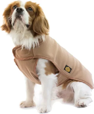 Produktbild von Fashion Dog Fleece-Hundemantel - Camel/Beige - 33 cm
