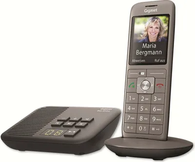 Produktbild von Gigaset CL660A, DECT-Telefon, Kabelloses Mobilteil, Freisprecheinrichtung, 400 Eintragungen, Anthrazit, Schwarz