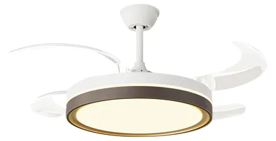 Produktbild von Einziehbarer Deckenventilator mit LED-Licht und Timer