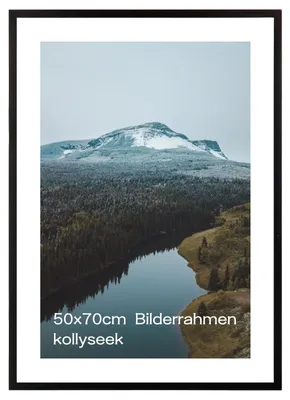 Fotolijst aus Kunststoff, schwarz, 5 x 7 cm, für Poster und Fotos