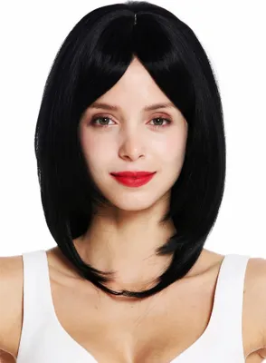 Produktbild von WIG ME UP Perücke schulterlang gestuft Schwarz VK-48-1