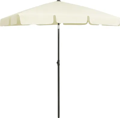 Produktbild von vidaXL Strandschirm Sandgelb 180x120 cm