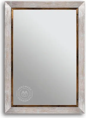 Produktbild von CLAMARO 'SOFIA' Antik Wandspiegel mit Rahmen | Silber Gold | Shabby Chic Vintage Barock Spiegel mit Holzrahmen | Barockspiegel inkl. Metall Aufhänger und Montagematerial, Größe:30x35
