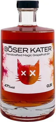 Produktbild von Böser Kater Magic Grapefruit Gin 500ml 47% Vol.