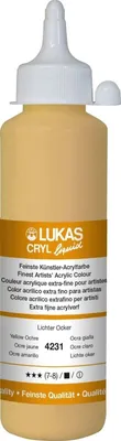 Produktbild von Lukas Cryl Liquid Acrylfarbe Yellow Ochre 250 ml 1 stk