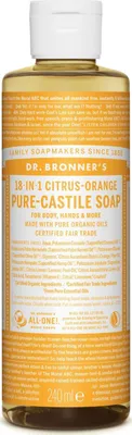 Productafbeelding van Dr. Bronner's Liquid soap citrus (240 ml)