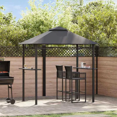 Zdjęcie produktu dla Altanka Nad Grill, 240X150X255 Cm, Antracytowa, Stal Lumarko!