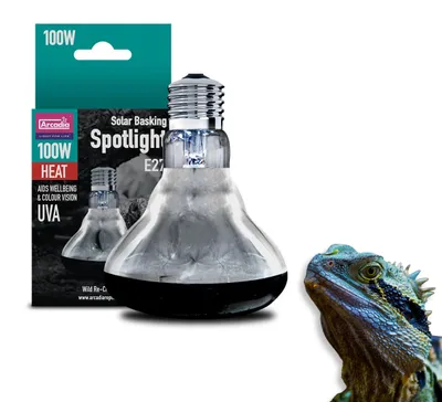 Produktbild von ARCADIA 2800K Solar Basking SPOT (UVA) 100W Wärmelampe