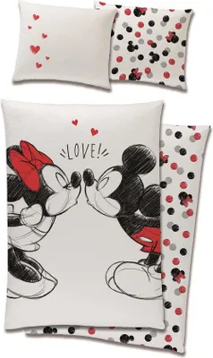 Obrázek produktu pro Povlak na přikrývku Disney Minnie Mouse - polibek 140x200 cm