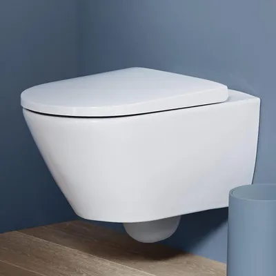 Produktbild von Duravit D-Neo Wand-WC-Set Rimless, Tiefspüler, mit Durafix