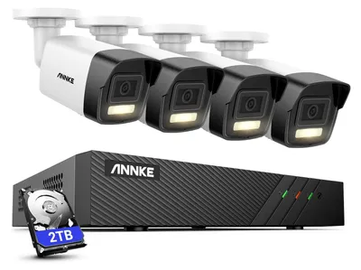 Imagen del producto de Sistema de seguridad - Sistema de alarmas - Protección contra robos - Sistema de videovigilancia - Grabador NVR de 8 canales