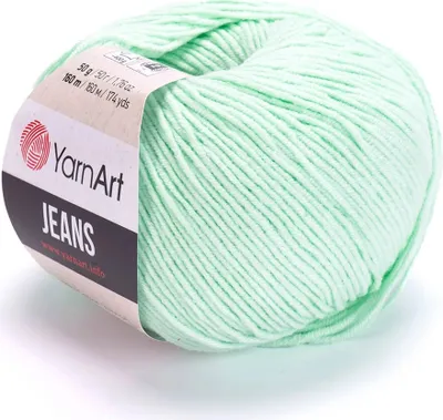 Produktbild von YarnArt Jeans (50g/160M) 79 helles mint