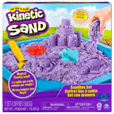 Obrázek produktu pro Kinetic Sand KNS ACK Box Set - Blue M04 FR GML, Vícebarevný, 3 rok/roky, 12 rok/roky, Chlapec/děvče, Plast, Francie