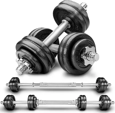 Obrázok produktu pre RE:SPORT® Sada činiek z liatiny 15 kg činky sada činiek činky dosky