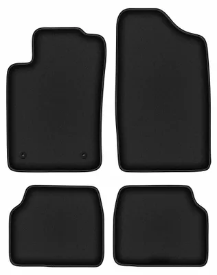 Immagine prodotto di Tappetini in moquette per Peugeot 405 1987-1996 (berlina/station wagon) – set 4 pezzi, neri, su misura – Wielganizator DURBAN