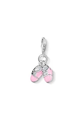 Produktbild von Thomas Sabo Charm-Anhänger Rosa Babyschuhe Sertlingsilber 0820-007-9
