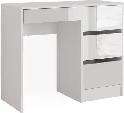 Produktbild von Vicco Schminktisch Sherry, 90 cm ohne Spiegel, Weiß Hochglanz