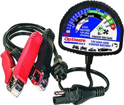 Image de Testeur De Batterie Optimate. Teste L'état De Votre Batterie Avant Démarrage, Indique La Tension Lors Du Démarrage Du Moteur Et